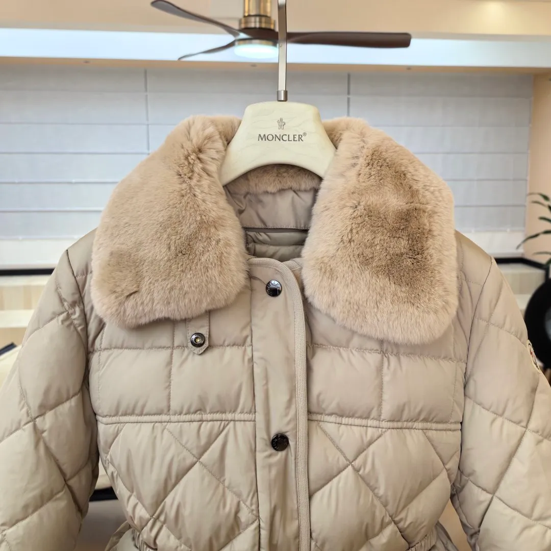 【Original 】Moncer｜ SS 26 Cygne Diamond- Quilted Short Down Jacket ， ， ， #T 119# Size: 0123
